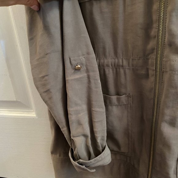 Guess army green fall jacket - Picture 4 of 7